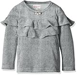 《春秋冬対応》SCHNEE(スネー) ベロアロンT 100cm/杢グレー NO.F-661165