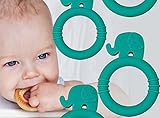 Marcus & Marcus OLLIE THE ELEPHANT Silicone Baby Teether [並行輸入品]