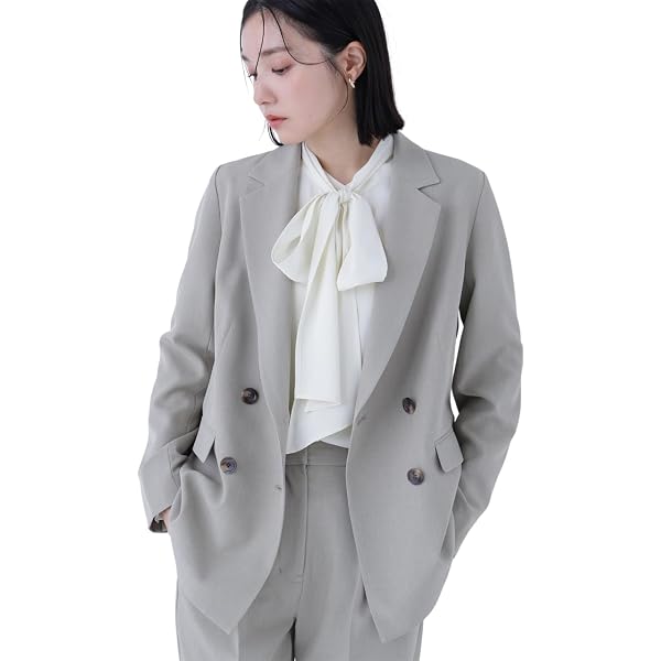 Amazon | [エヌナチュラルビューティーベーシック*] ダブルブレスト 
