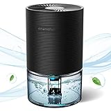 除湿機 除湿器 小型 軽量 コンパクト 750ml大容量 省エネ 静音 自動停止機能付き 7色ランプ 梅雨対策 部屋干し カビ防止 ワンタッ