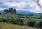 The Irishイメージコレクション壁Peel壁アート印刷entitled Rock of Cashel、アイルランド、Landscape with the Rock of Cashelでの距離 4