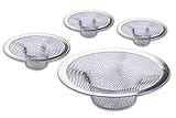 4 -パックSink Strainerセット、stainless-steel , Fits Mostキッチン洗面台洗面、バスルーム、タブ、シャワー排水、ランドリールーム。