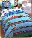 Thomas The Train Track Star Micro Comforter - Blue (twin) [並行輸入品]