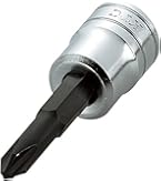 Amazon | 京都機械工具(KTC) 9.5mm (3/8インチ) クロスビットソケット