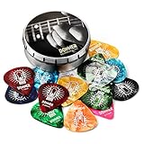 Donner ギターピック 16枚セット それぞれ厚さ カラフル 多種多色 (カラフル)