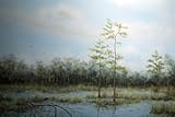 Ermaジャン・Mural 012- Peaceful Tree forest- 73インチW – ツリーフォレスト壁壁画Nature Trees壁ペーパーリビングルーム壁飾りRepostionabl