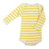 (ocean&ground)オーシャン＆グラウンド ロンパース 新生児 長袖 肌着 ボディシャツ 短肌着 1520334 ベビー コンビ肌着 赤ちゃん 80cm YE