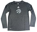 Toronto Raptors NBA Youth Climalite pre-gameチームロゴ長袖シャツ