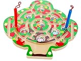 Toys of Wood Oxford Wooden Magnetic Labyrinth Fruit Tree [並行輸入品]