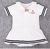 S'Mベビーロンパース女の子ワンピースカバーオール新生児服夏用半袖hs8