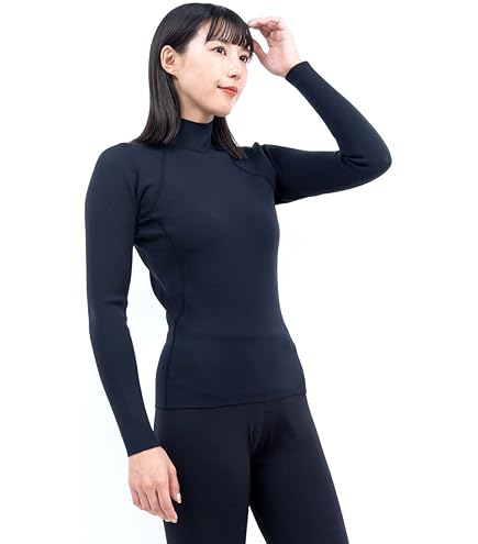 FELLOW 長袖保温インナー レディースウェットスーツ 起毛0.5mm FELLOW ヒートマックス 長袖 保温インナー レディース ウェットスーツ