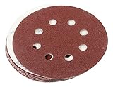 ATE Pro. USA 11110 120 Grit Hook & Loop Sanding Disc (10 Piece), 5" [並行輸入品]
