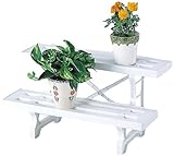 フラワースタンド ヒナ 2段600 2台セット ホワイト P-600-2P-HW