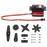 justech防水サーボモーター高トルクメタルギアRC飛行機ヘリコプターボート車