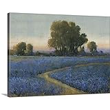 ティム・オトゥールプレミアムシックラップキャンバス壁アート印刷題名ブルーボンネットフィールドI 40" x 30" 1983150_24_40x30_none