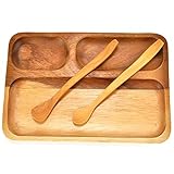 [ラトルウッド]RattleWood キッズ スプーン プレート皿 セット 離乳食 子供 赤ちゃん こども 木製 天然木 ウッドカトラリー set