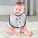 ベビーアスペン Baby Aspen 男の子用紺xグレートレンディーベビーくまスタイ3枚セット [並行輸入品]