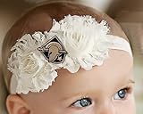 Army Black Knightsベビー/幼児用Shabby Flowerヘアリボンヘアバンド