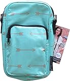 ダイピーズワイピーズ Diapees&Wipees　旅行用ポーチ　おむつポーチ　アメリカ輸入 ショルダーポーチ (ブルーアローズ)