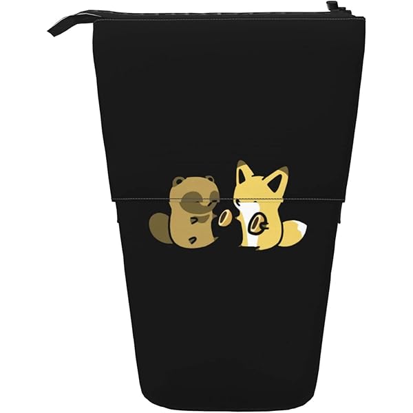Amazon.co.jp: タヌキとキツネ ふでばこ おしゃれ 筆箱 ギフト