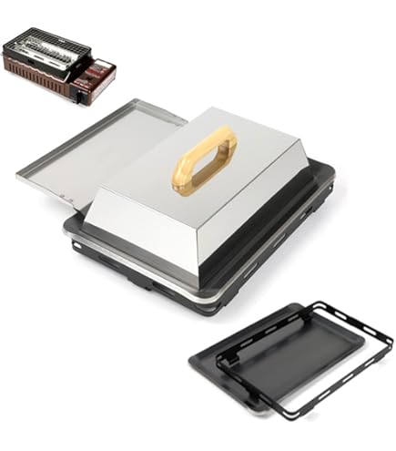 イワタニタフまるJrコンロ専用 極厚鉄板＆蒸し蓋セット Amazon.co.jp: (64,67) 極厚鉄板＆蒸し蓋セット タフまる 適応
