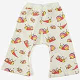 Mademoiselle papillon ベビー キッズ パンツ 虹のカタツムリ 男の子 女の子 【オフクリーム:80】