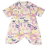 （オーシャンアンドグラウンド）Ocean＆Groundコンビ肌着 FLOWER DAYS 60 パープル