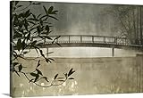Jaynesギャラリーギャラリー‐ジョージア、Callaway Gardens、池でフォグwithブリッジ 48" x 32" 2378694_1_48x32_none