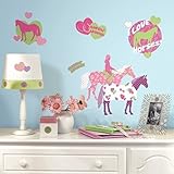 lunarland Horses 44 BigウォールステッカーGirls Decals Kids HEARTS