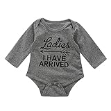 MIOIM ロンパース ベビー服 キッズ 英字 矢印柄 ボディスーツ 長袖 カバーオール 新生児 幼児 赤ちゃん 出産祝い 繋ぎ 連体服 女の子 男の子 Tシャツ 0-18ヶ月