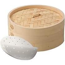 Amazon | 竹セイロ 本体・蓋 セット 27cm 業務用 せいろ蒸し器