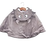 ベビーマント・ショールベビー毛布十二星座ベビーマントグレー蠍座