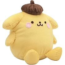 ポムポムプリン ぬいぐるみ 大小セット dショッピング |サンリオ ポムポムプリン おでかけ小物セット