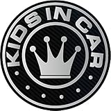 KIDS IN CARマグネット（シルバー）