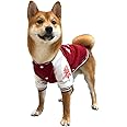 Amazon 柴犬 コーギー 中小型犬 かっこいい野球 ジャケット かわいい衣装 ペット服 2xl レッド ノーブランド品 コスチューム 通販