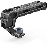 SmallRig Top Handle with 3/8"-16 Locating Holes for ARRI, Grip for Camera Cage, Universal Video Rig with 5 Cold Shoe Adapters