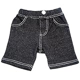 【本体綿100％】2017年 夏物 ZOOMIC ズーミック ニットデニム ４匹プリント ５分丈パンツ ブラック◇95cm