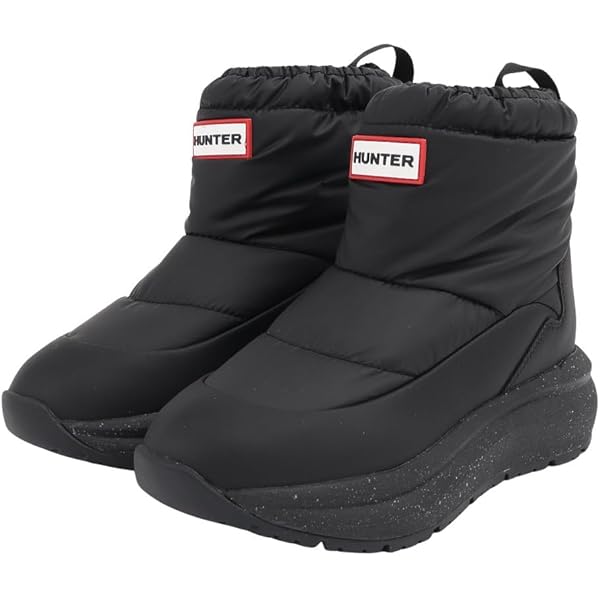 HUNTER ブラック スノーブーツ Amazon | [ハンター] ユニセックス ユニセックス グリップ ショート