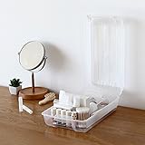 5本の靴箱の半透明リブ付きのプラスチック製のセット (Color : Clear)