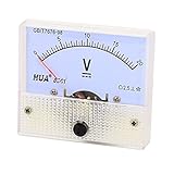 uxcell　アンペアアナログ　電流パネルメータ　電流試験　電流計　DC 0-20V　85C1　クラス-2.5