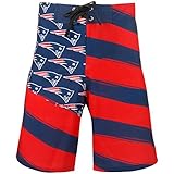 New England Patriots NFL「対角Flag "メンズBoardshorts Swim Trunks