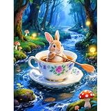 Fluid Cat ダイヤモンドアート キット 5D モザイクアート ダイアモンドビーズ絵画キット DIY 大人の子供 手作り絵画手芸キット ダイヤモンド塗装 全面貼り付けタイプ 手芸キット 芸術品 家の壁の装飾（0003）