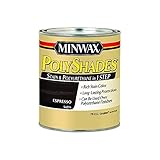 Minwax 619970444 Polyshades – Stain &ポリウレタン1ステップで、クォート、エスプレッソ、サテン