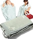 Sweet Mommy 【日本製】 おくるみ 授乳ケープ リバーシブル 最上級3重ガーゼ ふんわり わたあめガーゼ 毛玉になりにくい 洗濯するたび柔らか 冷房対策にも 天然素材 ベビー 男の子 女の子
