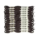 DMC 25番糸 刺繍糸 12束入 #3371 ブラック系 DMC25B