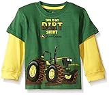 John Deere SHIRT ベビー・ボーイズ カラー: グリーン