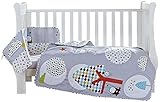 Clair de Lune The Dudes Cot Bed Set by Clair de Lune