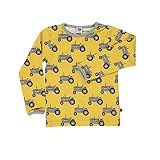 【Smafolk スマフォルク】T-shirt with tractor Ochre p0000gxw