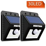 NOSTEEZ 30 LED 人感センサーライト ソーラー太陽光発電 夜間自動点灯 防犯ライト (2)