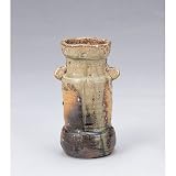 花器 伊賀耳付花入 約R8.8 x H20.3ｃｍ 松本　央 紙箱入 茶道 茶器 抹茶